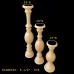 CDL-03: Candle Stand Burner - Set of 3 Pieces